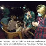 Camat, Lurah dan Kades Digrebek Saat Pesta Miras Bersama Wanita Seksi 