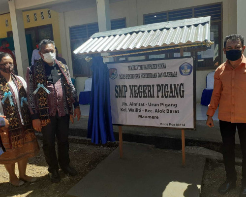 14 Tahun SMP Satap Pigang, Bupati Sikka Ubah jadi SMP Negeri