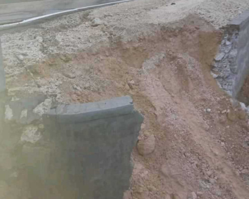 Jalan Nasional di Kampung Gubernur NTT Viktor Laiskodat Ambles