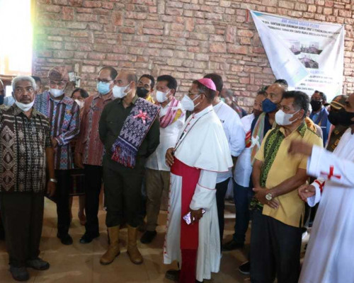 Bantu Bangun Taman Doa, Gubernur NTT Ajak Toga Bersinergi