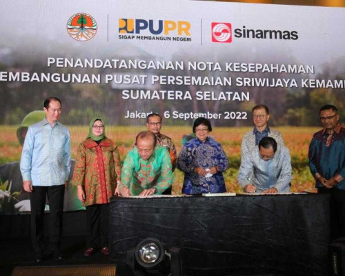 Sinar Mas Bangun Pusat Persemaian Sriwijaya Kemampo di Sumsel