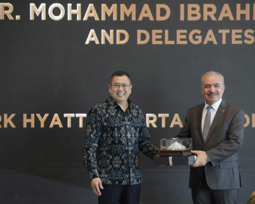 PM Palestina Mohammad Shtayyeh dan Ketum Partai Perindo Hary Tanoe Jajaki Kerja Sama