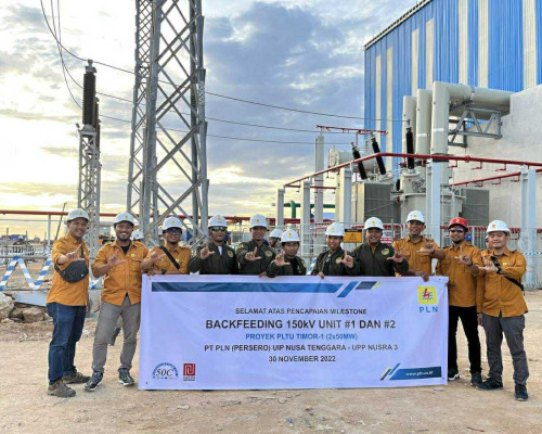 PLTU Timor 1 Capai Backfeeding