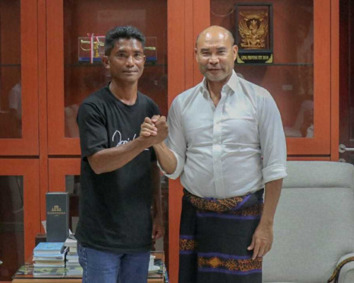 Bebas dari Nusakambangan, Mantan Pencuri Sapi Temui Gubernur NTT