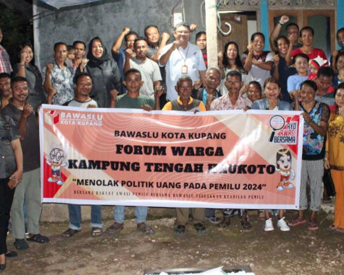 Forum Warga Bentukan Bawaslu Tolak Politik Uang