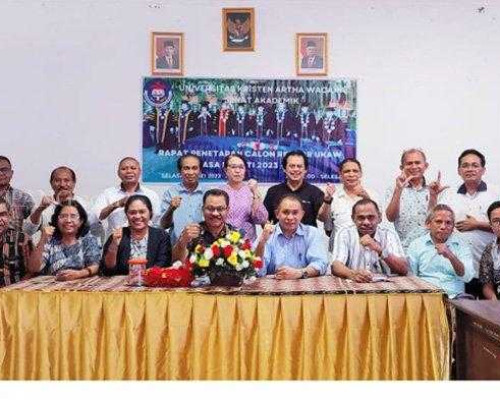 Dua Calon Mundur, UKAW Kupang Tetapkan Dua Calon Rektor