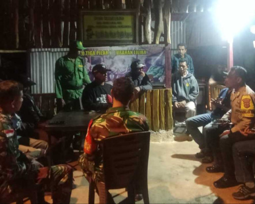 Ini yang Dilakukan Pengurus RT041 Liliba bersama TNI-Polri