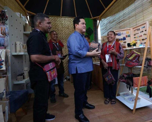 Produk UMKM Binaan PLN Diborong Para Menteri