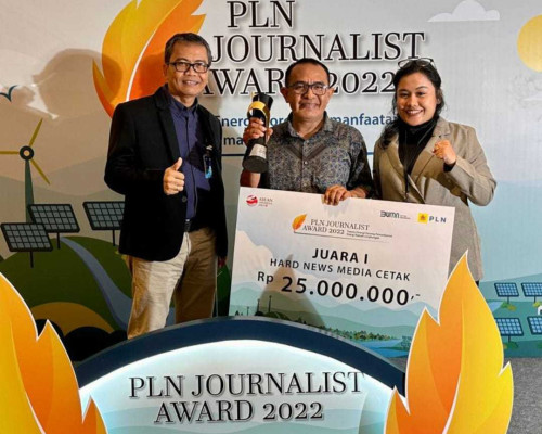 Wartawan NTT Juara 1 PLN Journalist Award 2022