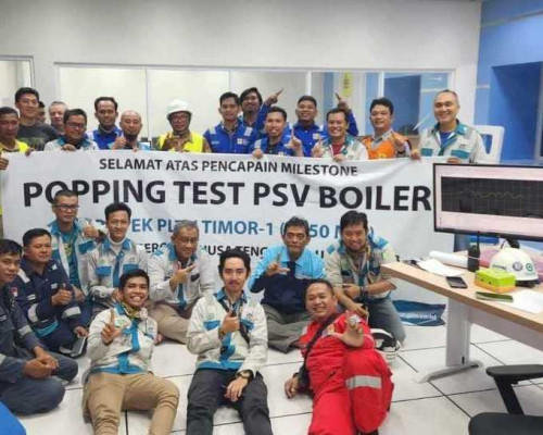 PLTU Timor-1 Lakukan Uji Keamanan Operasi Boiler Menuju Tahap Sinkron