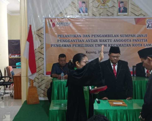 Bawaslu Kota Ganti Anggota Panwascam Kota Lama