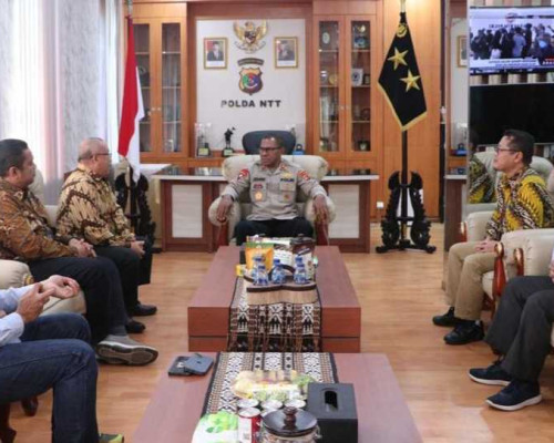 Kawal PSN di NTT, PLN Audiens dengan Kapolda NTT