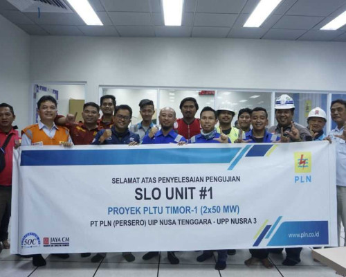 Tahap Load Rejection Test PLTU Timor 1 Unit 1