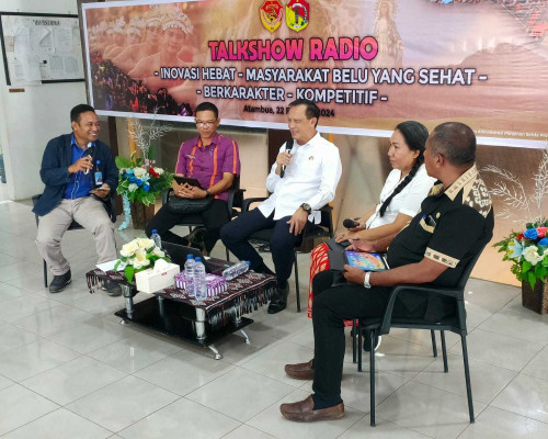 Bupati Belu Paparkan Inovasi Hebat Bidang Kesehatan dan Perumahan