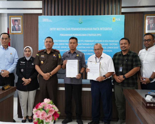 Kejati NTB Siap Kawal Tiga Paket Proyek Infrastruktur Kelistrikan PLN UIP Nusra