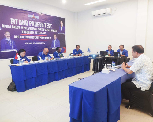 Partai Demokrat Fit and Proper Test Bakal Calon Pilkada 2024 di NTT
