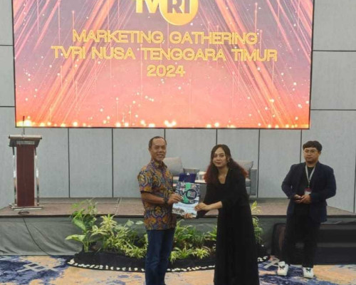 PLN UIP Nusra Raih Penghargaan Mitra Terbaik Kategori Advertorial Marketing Gathering TVRI NTT 2024