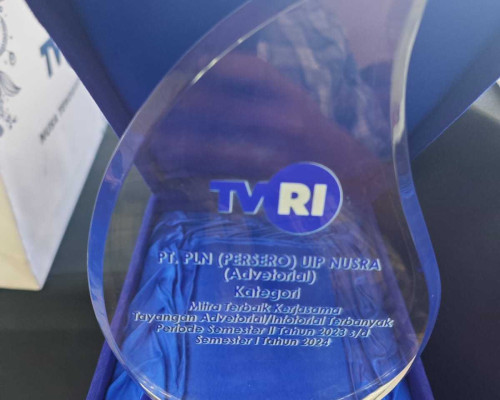 PLN UIP Nusra Raih Penghargaan Mitra Terbaik Kategori Advertorial Marketing Gathering TVRI NTT 2024