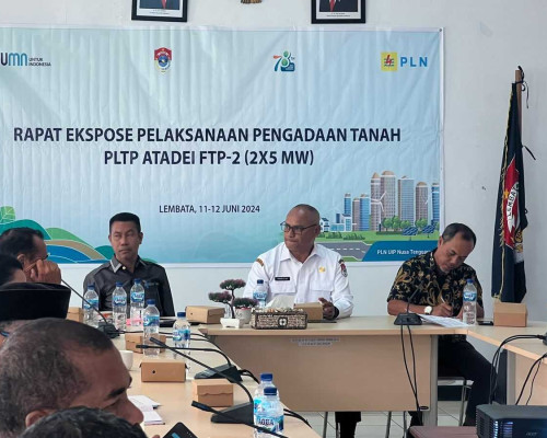 Percepatan PLTP Atadei FTP-2 di Lembata, PLN UIP Nusra Rapat Ekspose Pengadaan Tanah 
