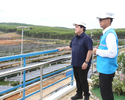 Menteri BUMN Erick Thohir Apresiasi Gerak Cepat PLN Hadirkan Energi Bersih di IKN 