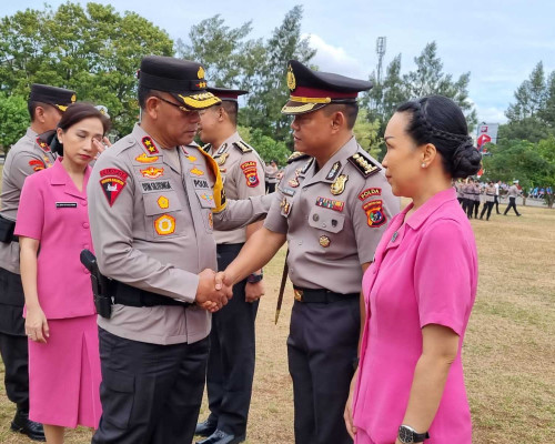 631 Anggota Polda NTT Naik Pangkat, Kapolda NTT Ingatkan Jangan Sombong