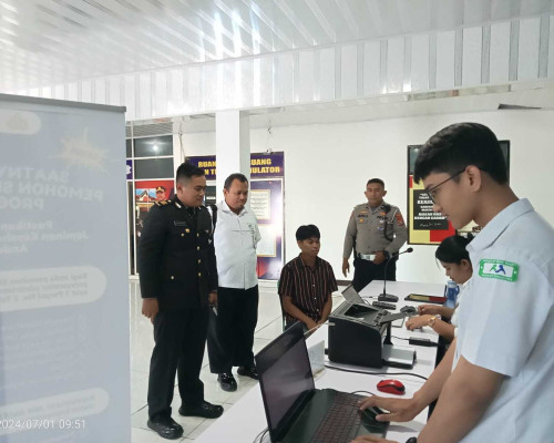 Hasil Uji Coba SIM Dengan Syarat BPJS Kesehatan di Polresta Kupang Kota Lancar 