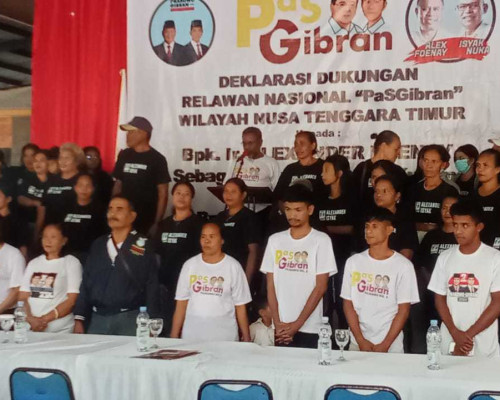 PaSGibran Klaim 95 Persen Gerindra Dukung Alex-Isyak di Pilkada Kota Kupang 