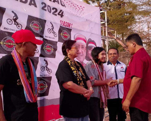Meriahkan HUT Ke-79 RI, Pemuda Nunsui Kota Kupang Gelar Drag Sepeda 