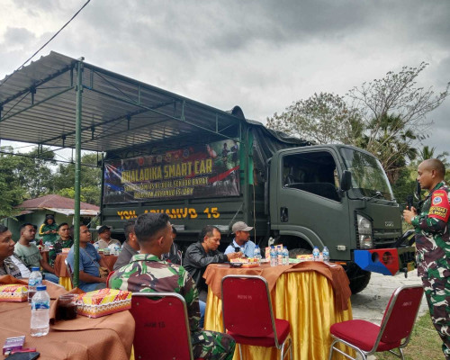 Silaturahmi dengan Wartawan, Dansatgas Yonarhanud 15/DBY Paparkan Program Kerja