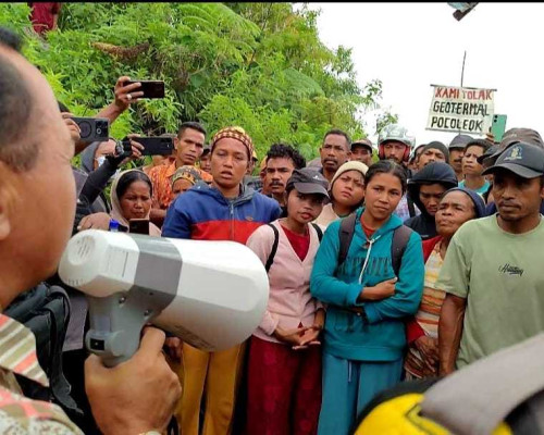 Aksi Massa dan Provokator Warnai Pengadaan Lahan PLTP Ulumbu, Pemkab Manggarai Tetap Humanis 