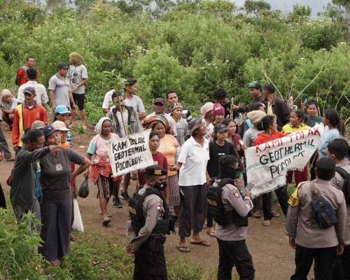 Aksi Massa dan Provokator Warnai Pengadaan Lahan PLTP Ulumbu, Pemkab Manggarai Tetap Humanis 