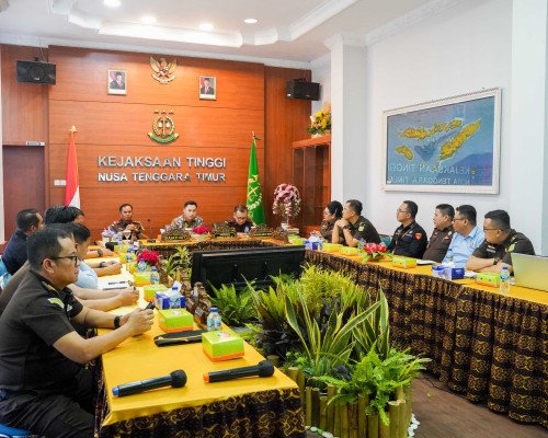 Anggota Komisi III DPR RI Stevano Kunker di Kejati NTT, Bahas Kinerja Hingga Netralitas Pilkada 2024