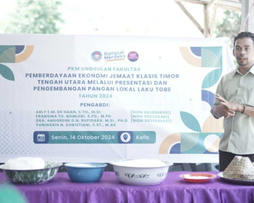 Kolaborasi UKAW dan Klasis TTU Dorong Pengembangan Ekonomi Kreatif Laku Tobe  