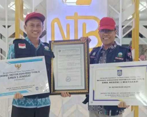 HUT NTB ke-66, SMK Binaan PLN Peduli Diganjar Penghargaan Pemprov NTB atas Inisiatif Electric Vehicl