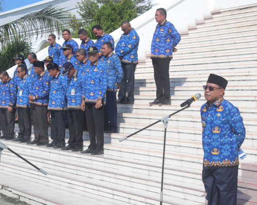 Alexon Lumba Apel Terakhir Bersama ASN di Kabupaten Kupang 