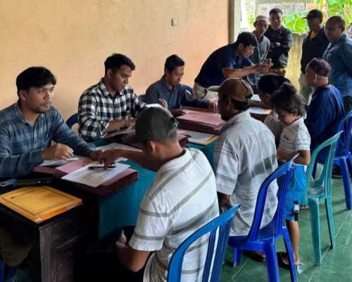 Tim PLN UPP Nusra 1 Solid Lanjutkan Pemberkasan Ruang Bebas SUTT 150 kV Jeranjang - Sekotong