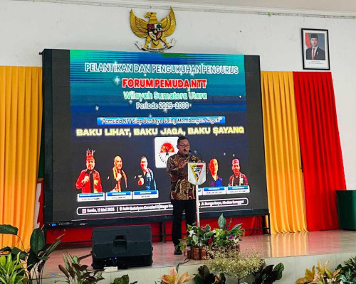 Forum Pemuda NTT Sumut Dilantik, Bawa Nama Baik dari Tanah Rantau  