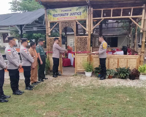 Didominasi Kasus Pidana, Polres Sumba Barat Bangun Pondok Restoratif Justice