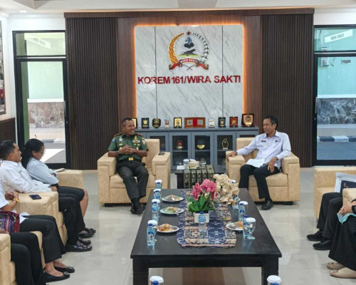Kepala Ombudsman RI Perwakilan NTT Datangi Danrem 161 Wira Sakti Kupang, Ada Apa? 