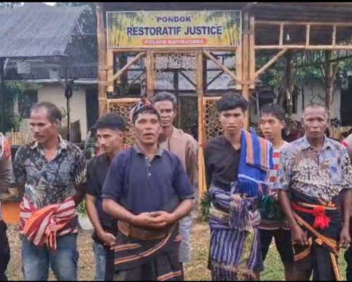 Baru Diresmikan, PRJ Polres Sumba Barat Damaikan Warga Saling Pukul
