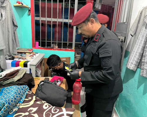 Kamar Hunian dan Warga Binaan Lapas Kupang Digeledah.