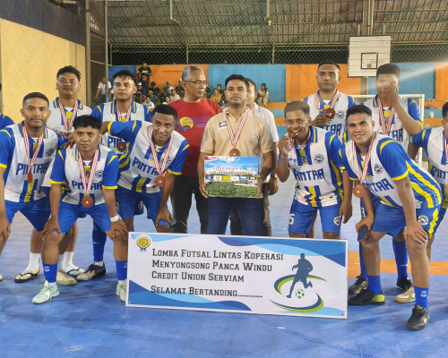 Hajar Kopdit Monafen, Tim Futsal Kopdit Pintu Air Raih Juara Tiga