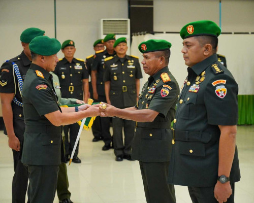 Brigjen TNI Joao Xavier Barreto Nunes Purna Tugas, Danrem Kupang Dijabat Kolonel Inf Hendro Cahyono