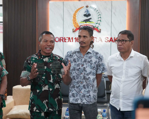 Tulis Berita Provokatif, Pemilik Media Minta Maaf Langsung Kepada Danrem 161 Wira Sakti