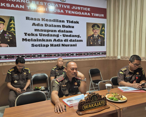 Kejari Timor Tengah Utara Realisasikan Restorative Justice Kasus Penganiayaan Keluarga