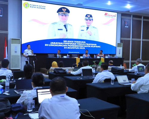 Wali Kota Kupang Buka Seleksi Terbuka Tujuh Jabatan Pimpinan Tinggi Pratama