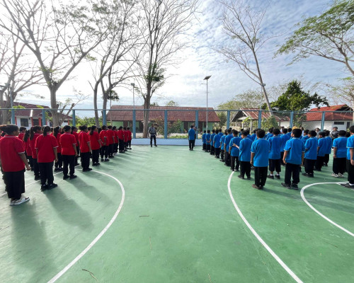 Polwan Latih Kepemimpinan 100 Siswa SRMP 19 Kupang
