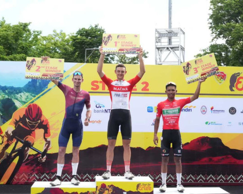 Pembalap Aljazair Kuasai Etape Kedua Tour de EnTeTe, Raja Tanjakan Masih Milik Indonesia