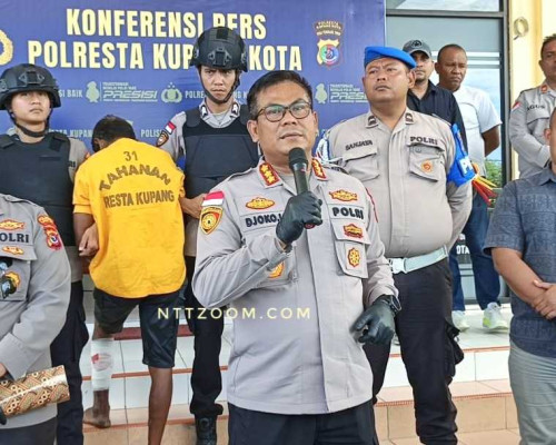 Pembunuh Penjual Semangka di Kupang Dihadiahi Timah Panas Saat Coba Kabur