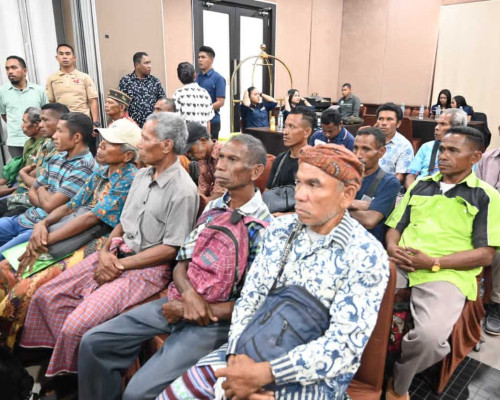 Warga Terdampak Bendungan Manikin di Kabupaten Kupang Dapat Santunan DSK